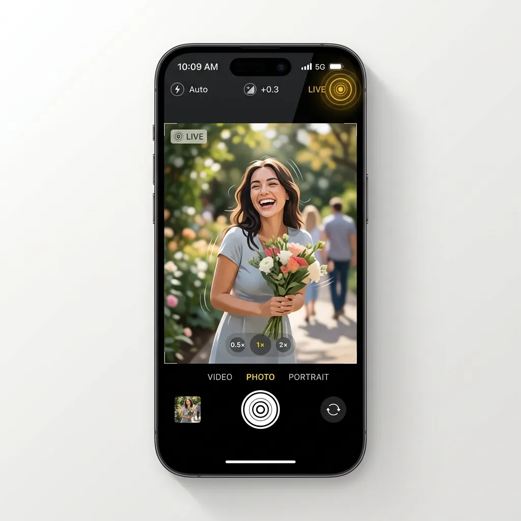 Live Photo Camera UI